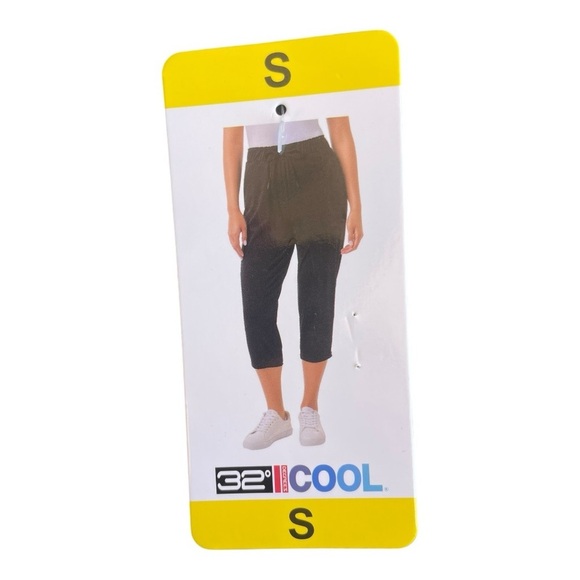 32 Degrees Pull On Black Capris (Women's S) - Picture 15 of 15